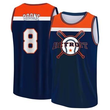 Men's Detroit Tigers Ray Boone ＃8 Legend Baseball Tank Top - Navy/Orange