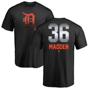 Men's Detroit Tigers Ty Madden ＃36 Midnight Mascot T-Shirt - Black