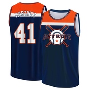 Men's Detroit Tigers Victor Martinez ＃41 Legend Baseball Tank Top - Navy/Orange