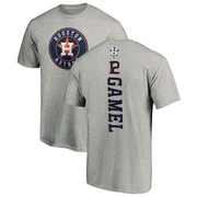 Men's Houston Astros Ben Gamel ＃12 Game Ben l Backer T-Shirt Ash