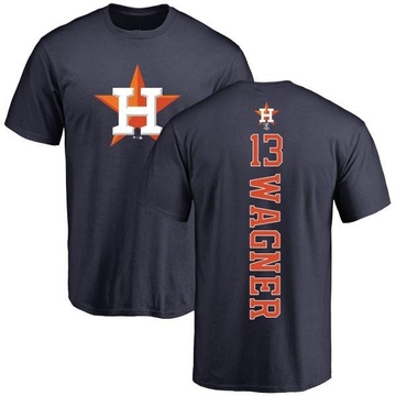 Men's Houston Astros Billy Wagner ＃13 Backer T-Shirt - Navy