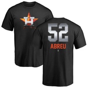 Men's Houston Astros Bryan Abreu ＃52 Midnight Mascot T-Shirt - Black