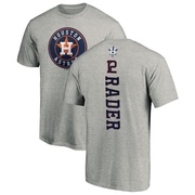 Men's Houston Astros Doug Rader ＃12 Backer T-Shirt Ash