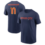 Men's Houston Astros Grae Kessinger ＃11 2022 City Connect Name & Number T-Shirt - Navy