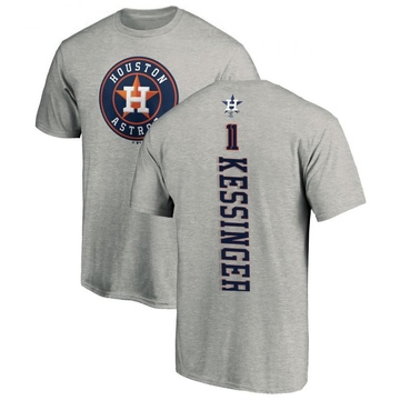 Men's Houston Astros Grae Kessinger ＃11 Backer T-Shirt Ash