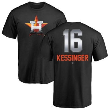 Men's Houston Astros Grae Kessinger ＃16 Midnight Mascot T-Shirt - Black