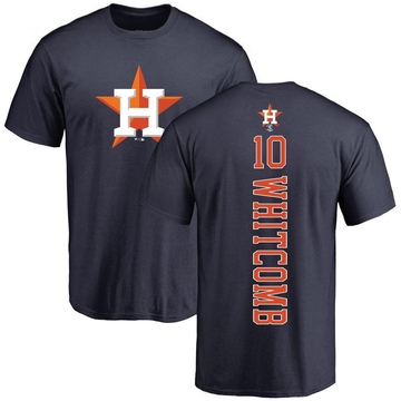 Men's Houston Astros Shay Whitcomb ＃10 Backer T-Shirt - Navy