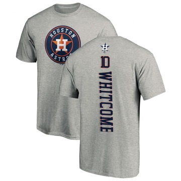 Men's Houston Astros Shay Whitcomb ＃10 Backer T-Shirt Ash