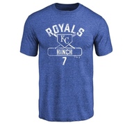 Men's Kansas City Royals A.j. Hinch ＃7 Base Runner T-Shirt - Royal