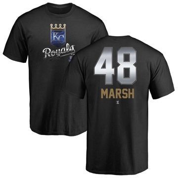 Men's Kansas City Royals Alec Marsh ＃48 Midnight Mascot T-Shirt - Black