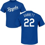 Men's Kansas City Royals Amir Garrett ＃22 Roster Name & Number T-Shirt - Royal