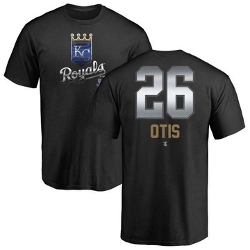 Men's Kansas City Royals Amos Otis ＃26 Midnight Mascot T-Shirt - Black