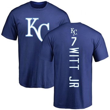 Men's Kansas City Royals Bobby Witt Jr. ＃7 Backer T-Shirt - Royal