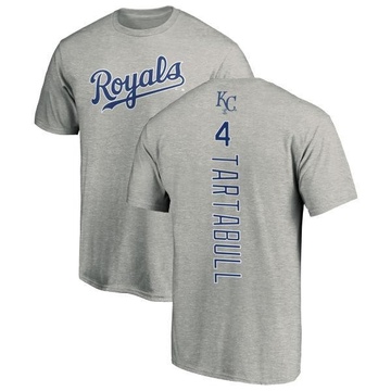 Men's Kansas City Royals Danny Tartabull ＃4 Backer T-Shirt Ash
