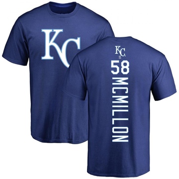Men's Kansas City Royals John McMillon ＃58 Backer T-Shirt - Royal