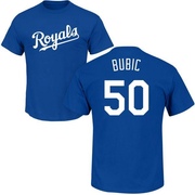 Men's Kansas City Royals Kris Bubic ＃50 Roster Name & Number T-Shirt - Royal