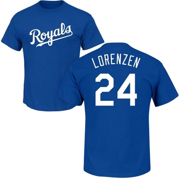 Men's Kansas City Royals Michael Lorenzen ＃24 Roster Name & Number T-Shirt - Royal