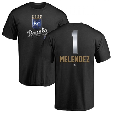 Men's Kansas City Royals MJ Melendez ＃1 Midnight Mascot T-Shirt - Black