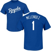 Men's Kansas City Royals MJ Melendez ＃1 Roster Name & Number T-Shirt - Royal