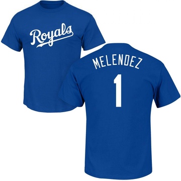 Men's Kansas City Royals MJ Melendez ＃1 Roster Name & Number T-Shirt - Royal