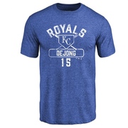 Men's Kansas City Royals Paul DeJong ＃15 Base Runner T-Shirt - Royal