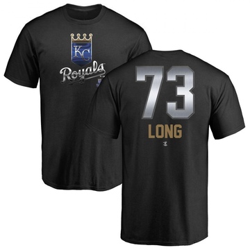 Men's Kansas City Royals Sam Long ＃73 Midnight Mascot T-Shirt - Black