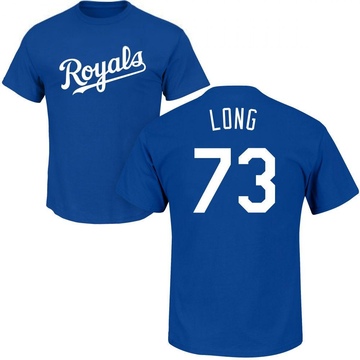 Men's Kansas City Royals Sam Long ＃73 Roster Name & Number T-Shirt - Royal