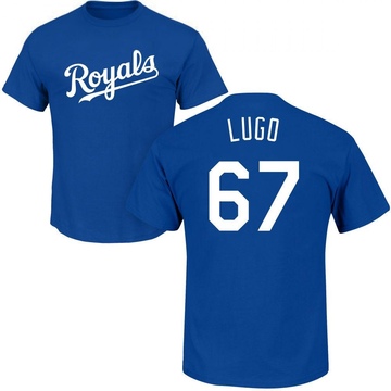 Men's Kansas City Royals Seth Lugo ＃67 Roster Name & Number T-Shirt - Royal