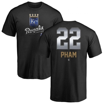 Men's Kansas City Royals Tommy Pham ＃22 Midnight Mascot T-Shirt - Black