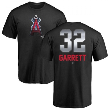 Men's Los Angeles Angels Amir Garrett ＃32 Midnight Mascot T-Shirt - Black