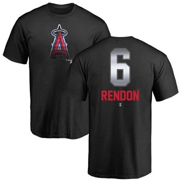 Men's Los Angeles Angels Anthony Rendon ＃6 Midnight Mascot T-Shirt - Black