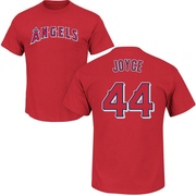 Men's Los Angeles Angels Ben Joyce ＃44 Roster Name & Number T-Shirt - Red