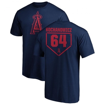 Men's Los Angeles Angels Jack Kochanowicz ＃64 RBI T-Shirt - Navy