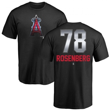 Men's Los Angeles Angels Kenny Rosenberg ＃78 Midnight Mascot T-Shirt - Black