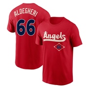 Men's Los Angeles Angels Samuel Aldegheri ＃66 2022 City Connect Name & Number T-Shirt - Red