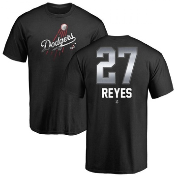 Men's Los Angeles Dodgers Alex Reyes ＃27 Midnight Mascot T-Shirt - Black