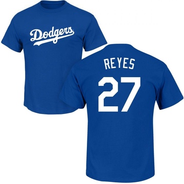 Men's Los Angeles Dodgers Alex Reyes ＃27 Roster Name & Number T-Shirt - Royal