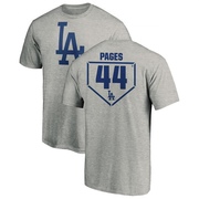 Men's Los Angeles Dodgers Andy Pages ＃44 RBI T-Shirt Heathered - Gray