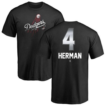 Men's Los Angeles Dodgers Babe Herman ＃4 Midnight Mascot T-Shirt - Black