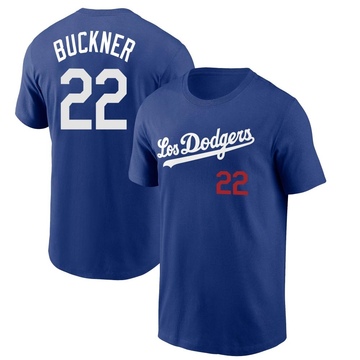 Men's Los Angeles Dodgers Bill Buckner ＃22 2022 City Connect Name & Number T-Shirt - Royal