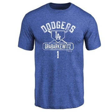 Men's Los Angeles Dodgers Billy Grabarkewitz ＃1 Base Runner T-Shirt - Royal