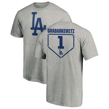 Men's Los Angeles Dodgers Billy Grabarkewitz ＃1 RBI T-Shirt Heathered - Gray