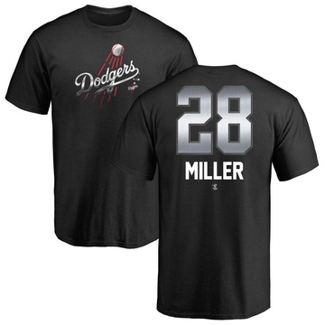 Men's Los Angeles Dodgers Bobby Miller ＃28 Midnight Mascot T-Shirt - Black