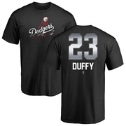 Men's Los Angeles Dodgers Danny Duffy ＃23 Midnight Mascot T-Shirt - Black