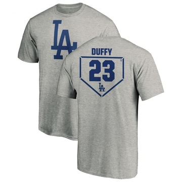 Men's Los Angeles Dodgers Danny Duffy ＃23 RBI T-Shirt Heathered - Gray