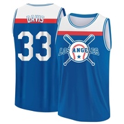 Men's Los Angeles Dodgers Eric Davis ＃33 Legend Baseball Tank Top - Royal/White