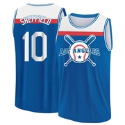 Men's Los Angeles Dodgers Gary Sheffield ＃10 Legend Baseball Tank Top - Royal/White