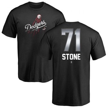 Men's Los Angeles Dodgers Gavin Stone ＃71 Midnight Mascot T-Shirt - Black