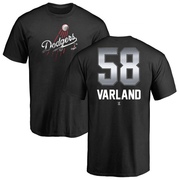 Men's Los Angeles Dodgers Gus Varland ＃58 Midnight Mascot T-Shirt - Black