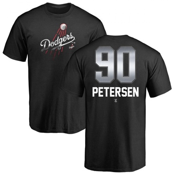 Men's Los Angeles Dodgers Michael Petersen ＃90 Midnight Mascot T-Shirt - Black